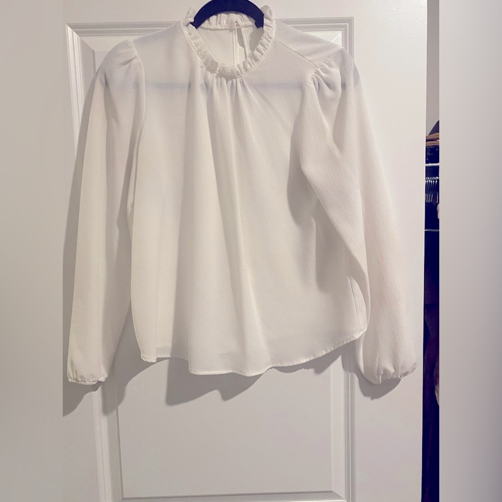 White womans shirt